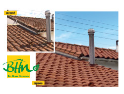 Nettoyage de toiture à Saintes